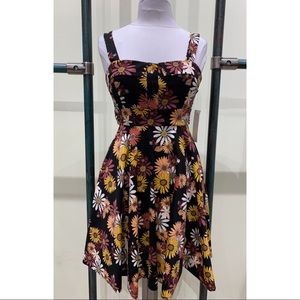 Eva Rose Flare Pinut Dress With Pockets SIZES S,L